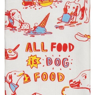 Trapo de cocina - All Food Is Dog
