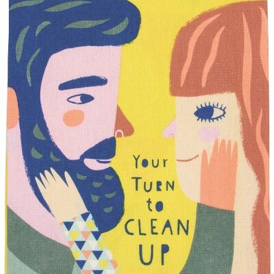 Dish towel - your turn to clean up
