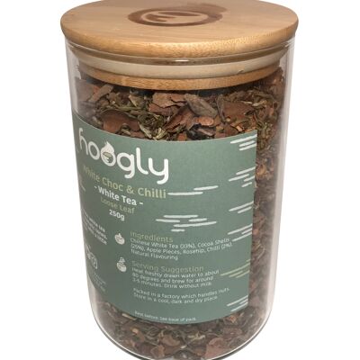 White Choc & Chilli - White Tea - Retail Jars - 250g Loose Leaf