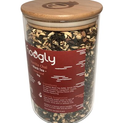 Vanilla Chai - Té negro - Frascos de venta al por menor - 250 g de hojas sueltas
