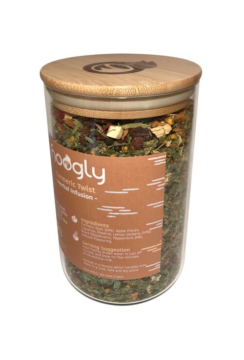 Turmeric Twist - Herbal Infusion - Retail Jars - 250g Loose Leaf
