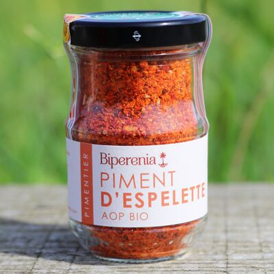 50 g jar of DEMETER ORGANIC PDO Espelette pepper powder
