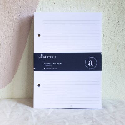 Lined slip refill - 120 pages