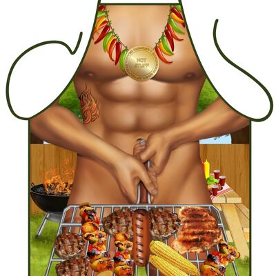 Tablier homme barbecue