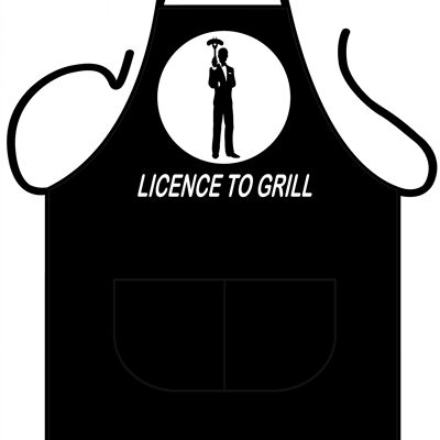 Licence to grill  Fork apron