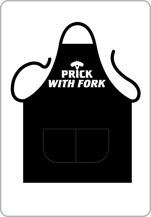 Prick with fork apron