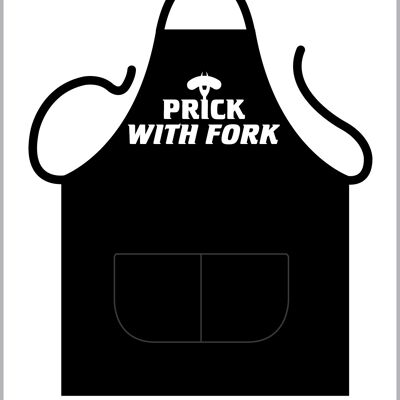 Prick with fork apron