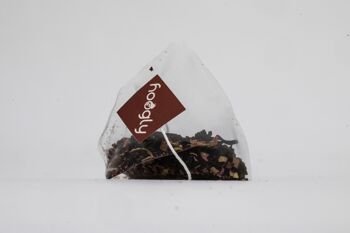 Rhubarbe & Vanille - Thé vert - Pots de vente au détail - 50 sachets pyramidaux 3