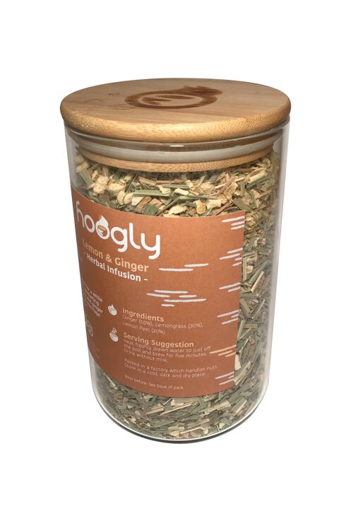 Lemon & Ginger - Herbal Infusion - Retail Jars - 250g Loose Leaf