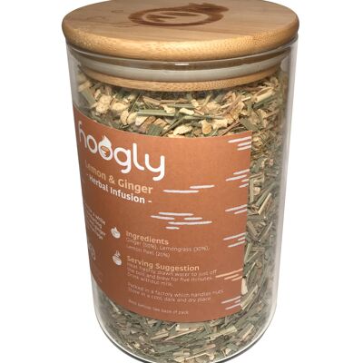 Lemon & Ginger - Herbal Infusion - Retail Jars - 250g Loose Leaf