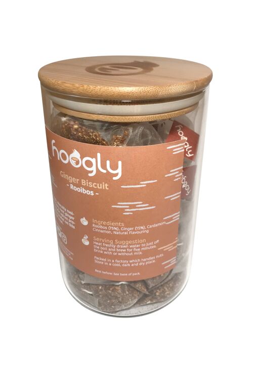 Ginger Biscuit - Rooibos - Retail Jars - 50 pyramid bags