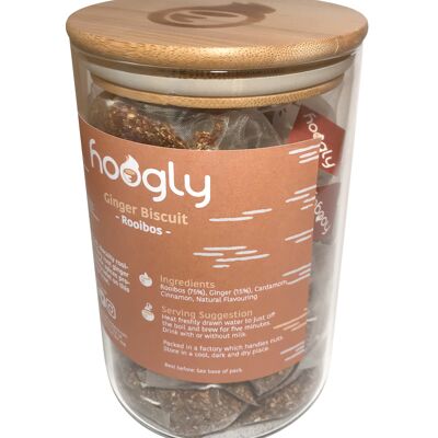 Ginger Biscuit - Rooibos - Retail Jars - 50 pyramid bags