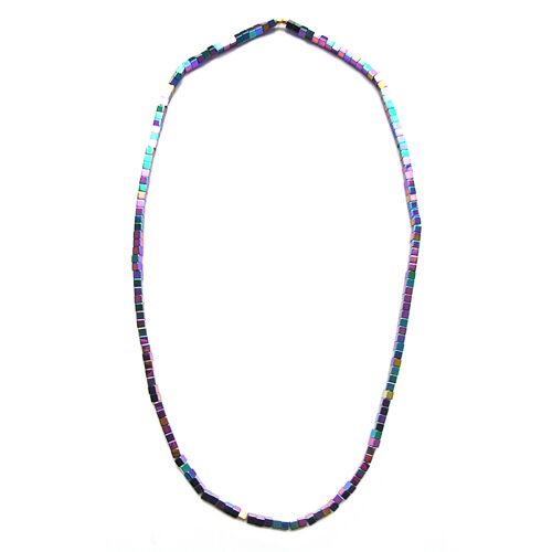 MAGNE single strand necklace - purple