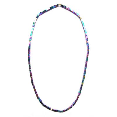 MAGNE Einzelstrang-Halskette - lila