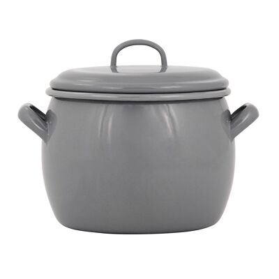 Bellied Pot 4L Kockums Grey