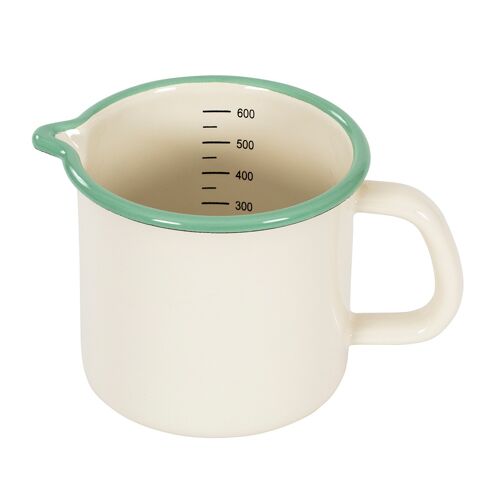 Mug with vernier scale Cream Lux