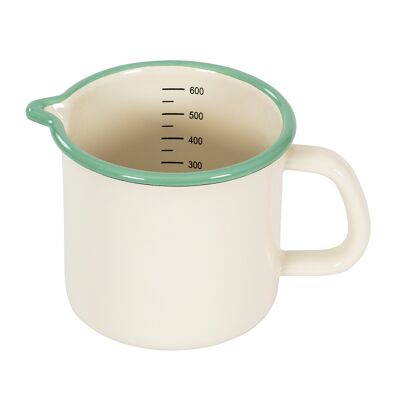 Taza con escala vernier Cream Lux