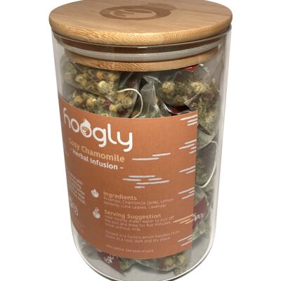 Cosy Chamomile - Herbal Infusion - Retail Jars - 50 pyramid bags