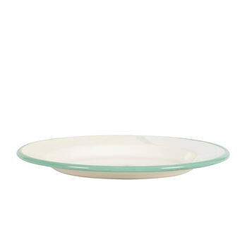 Assiette 24 cm Crème Lux 1