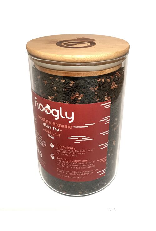 Chocolate Brownie - Black Tea - Retail Jars - 250g Loose Leaf