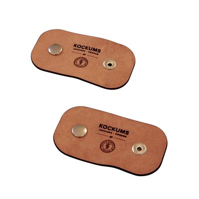 Coprimanico in pelle 11x6, set da 2