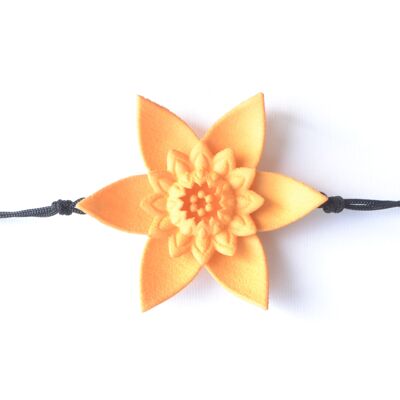Bracelet Fleur - Dahlia - Agrumes