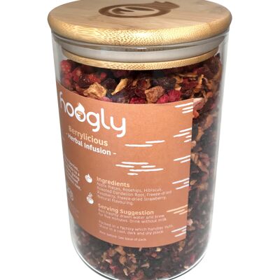 Berrylicious - Infusion aux herbes - Pots de vente au détail - 250g feuilles en vrac