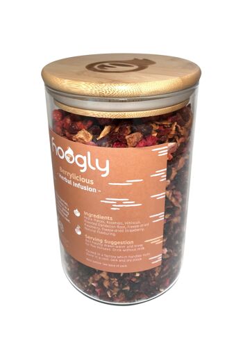 Berrylicious - Infusion aux herbes - Pots de vente au détail - 250g feuilles en vrac