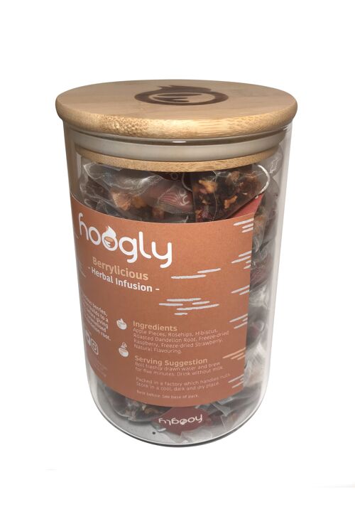 Berrylicious - Herbal Infusion - Retail Jars - 50 pyramid bags