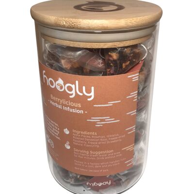 Berrylicious - Herbal Infusion - Retail Jars - 50 pyramid bags