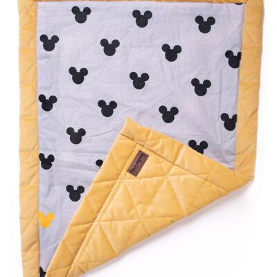 Baby blanket triangles mustard 100x70cm