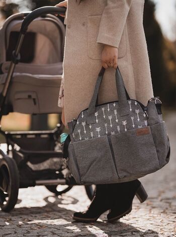 SAC TRAVELLER SPACE GRIS 2EN1 9