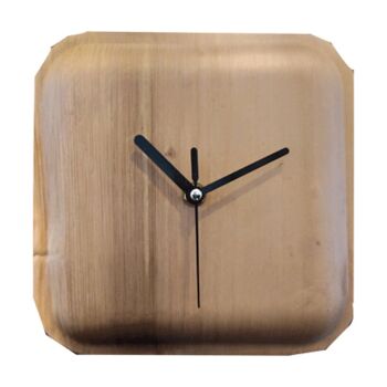 Petite Horloge végétale carrée 1