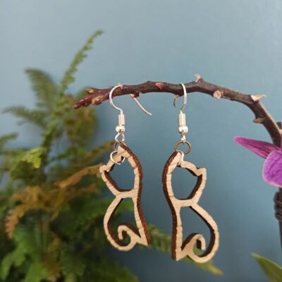 Boucles d'oreilles - Petit chat