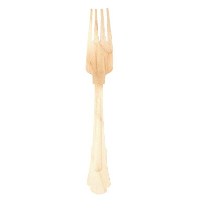 Wooden fork - Set of 10