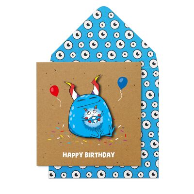 Happy Birthday Blue Monster