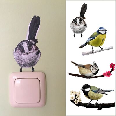 Titmouse Wall Stickers