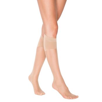 Penti Fashion Sheer Knee Highs Chaussettes Pop / Nude 3