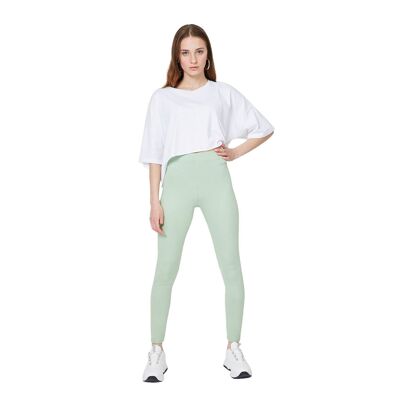 fasheon Green Classic High Waisted Leggings