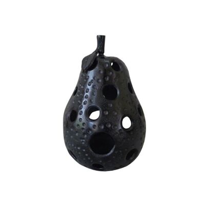Pear S - Decoration - Metal - Black Antique - 29cm height