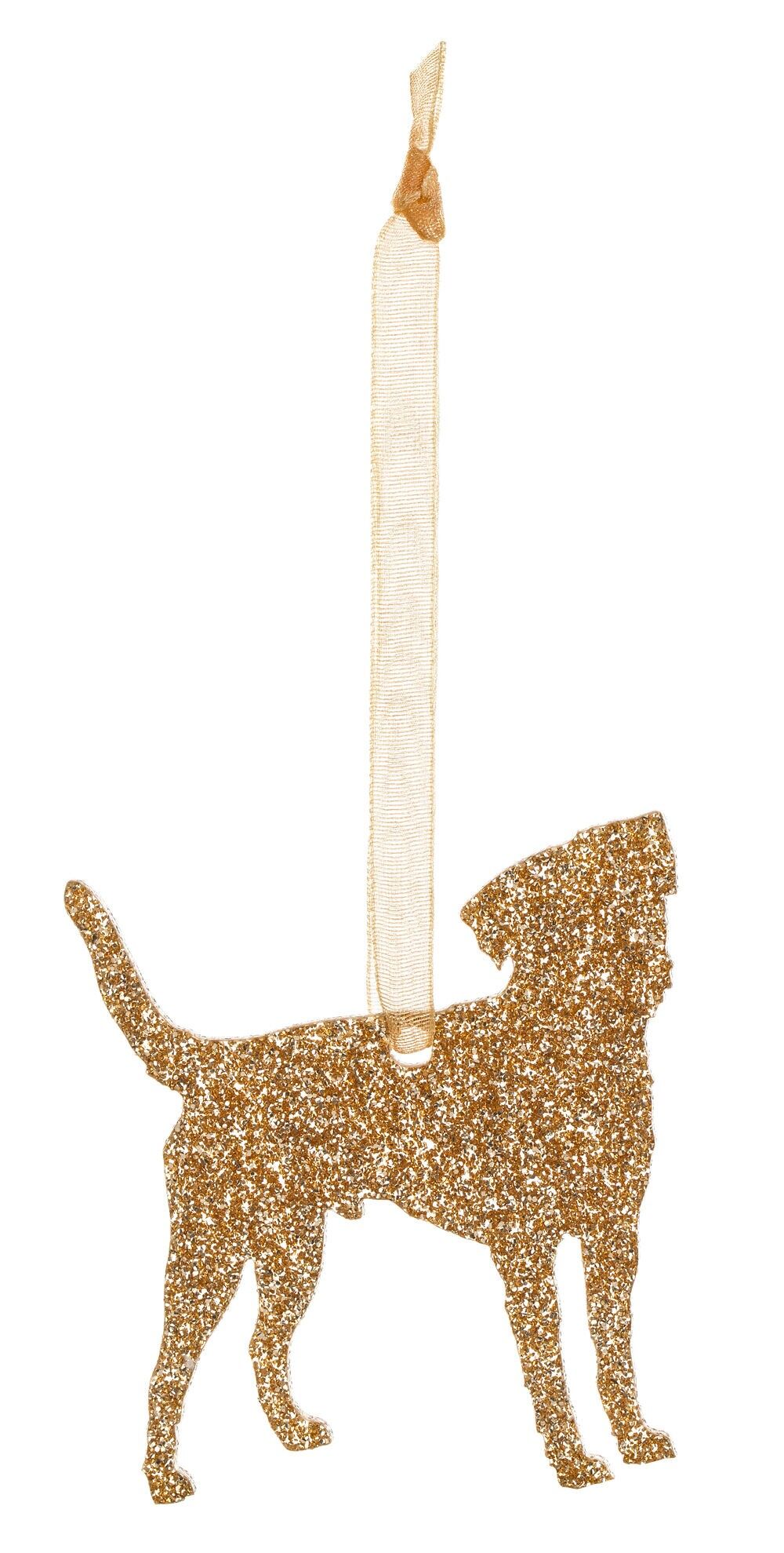 Decorazione natalizia con glitter Border Terrier