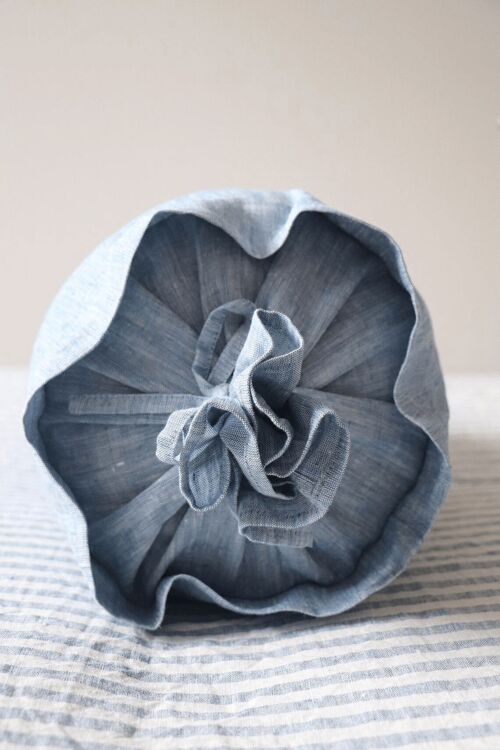 Linen Bolster - Round - Candy Pillowcase