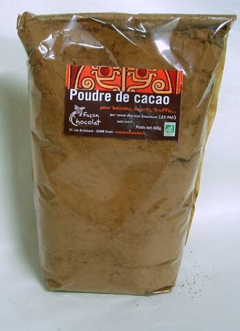 Poudre de cacao, BIO - 400g 2