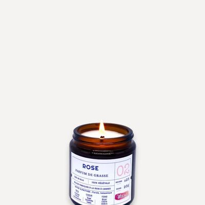 Rose scented soy wax candle N°2 - 90Gr