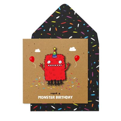 Red Monster Birthday