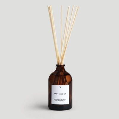 Diffuseur Bergamote, Chêne, Cuir & Tabac 100ml