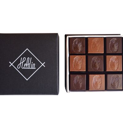 Box of 27 fine chocolates - dark