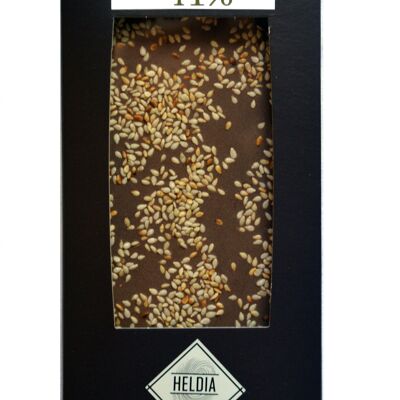 Milk / sesame gourmet bar