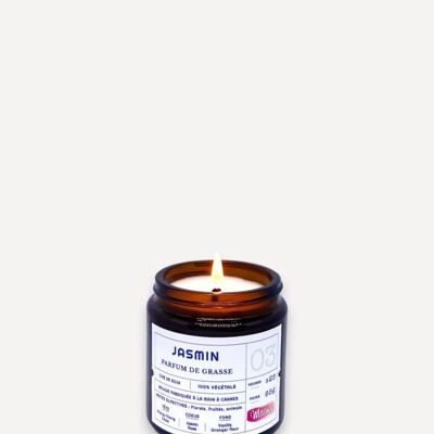 Soy wax candle scent Jasmine N°3 - 90Gr