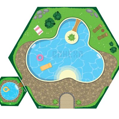 Playmate Village Pool + Minimatte